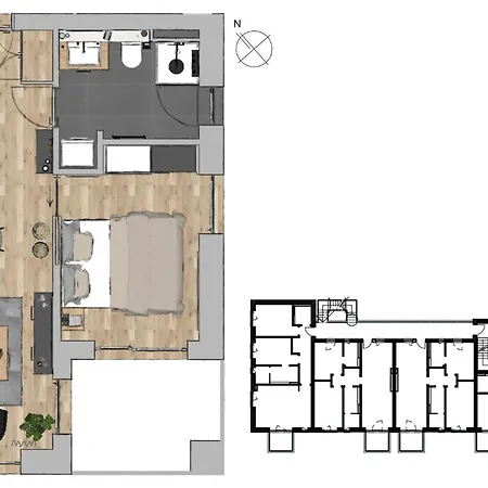 1 Bedroom In 아파트 노드스트랜드